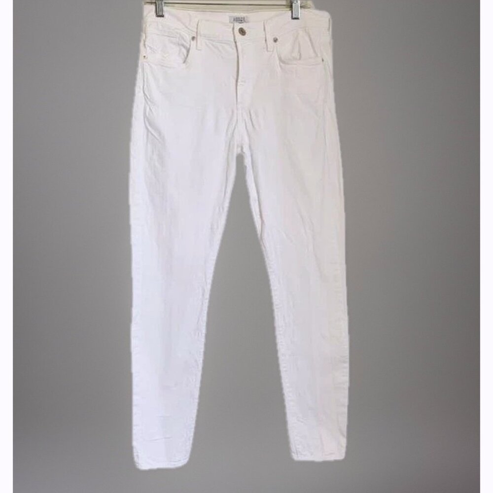 AGOLDE Sophia High Rise Skinny Jeans White Denim Women’s 29 Quiet Luxury 31x28.5